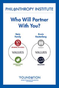 Jewish Community Foundation Los Angeles Philanthropy Institute Who Will Partner with You