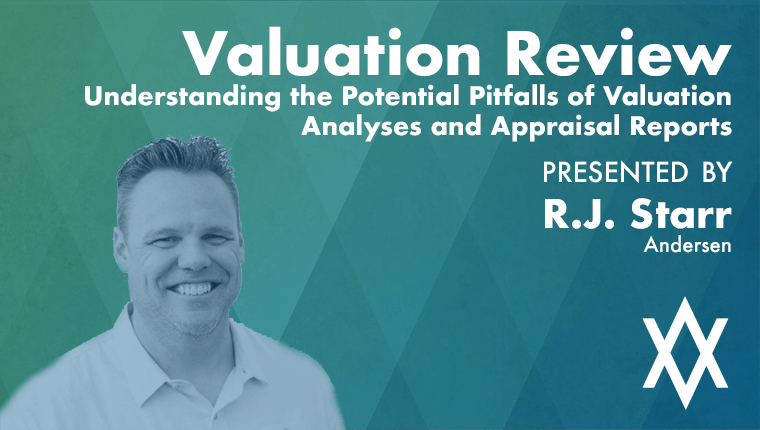 Jewish Community Foundation Professional Advisor Speaker Series RJ Starr Valuation Review