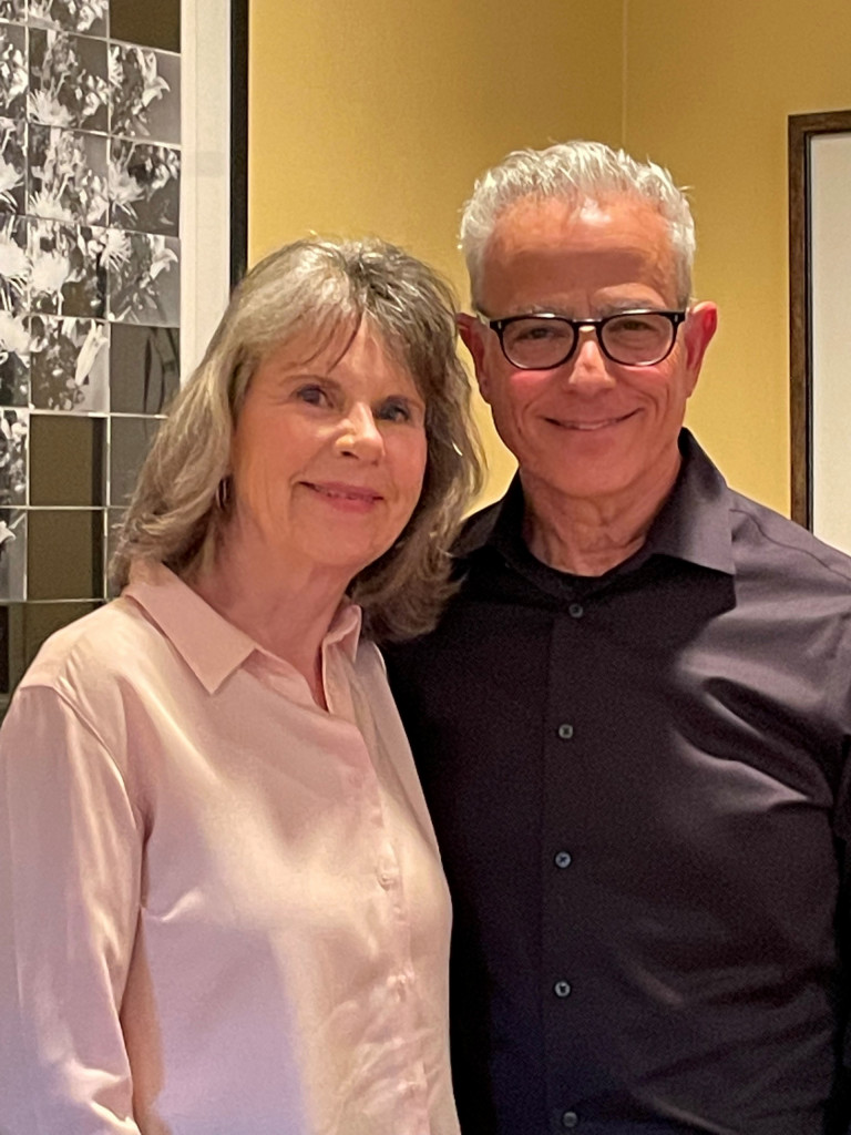 Jewish Community Foundation Donors Pam and Evan Kaizer for Legacy Magazine