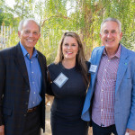 Foundation Trustee Mark Schwartz, Lisa Gild, Foundation Donor Mark Weinstein